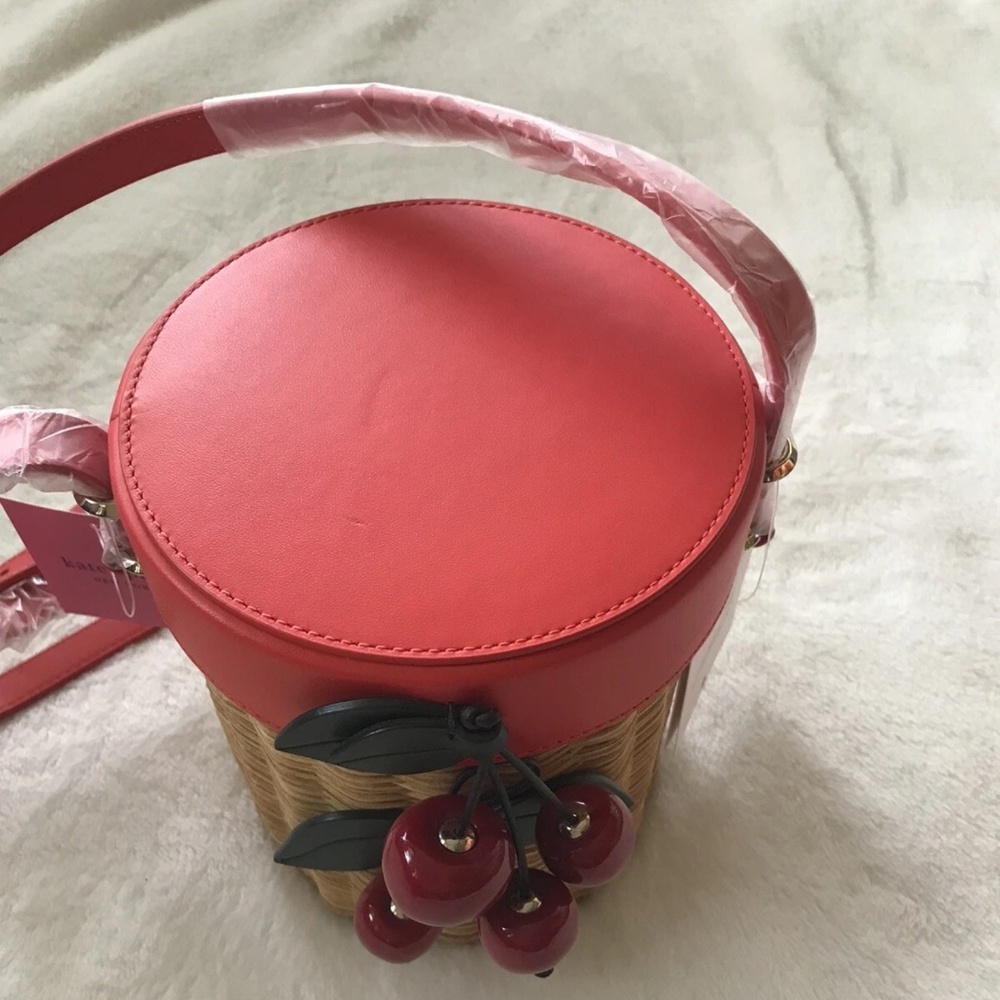 Kate spade cherries basket purse